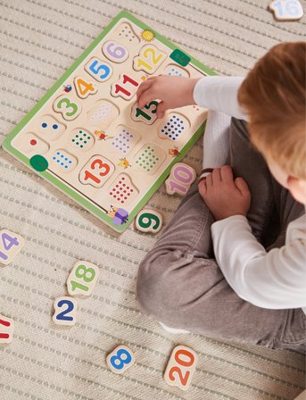 Barbo Toys Wacky Wonders - Wooden Puzzle - 123 - Multi/patterned - ONE SIZE