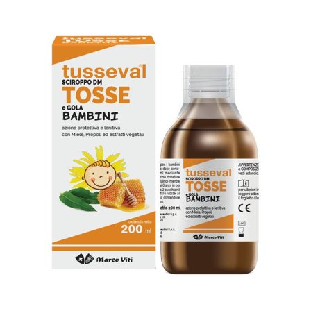 Tusseval Sciroppo Tosse Bambini 200ml Sollievo Naturale