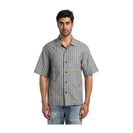 Barena Venezia Half a paint sleeve shirt Grå, Herre Skjorter