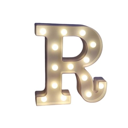 LED Bogstav Lys Stor Dekorativ Havelampe til Udendørs Brug