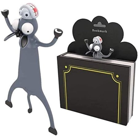 Hauskat 3D-sarjakuvaeläinten kirjanmerkit Opiskelijoiden lukemiseen