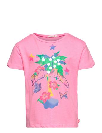 Short Sleeves Tee-Shirt T-shirts Short-sleeved Rosa Billieblush*Betinget Tilbud