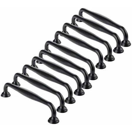 Moderne Svarte Håndtak: 128mm Kjøkken, Skap, Soveromshåndtak - 411.10 stk - Perfekt