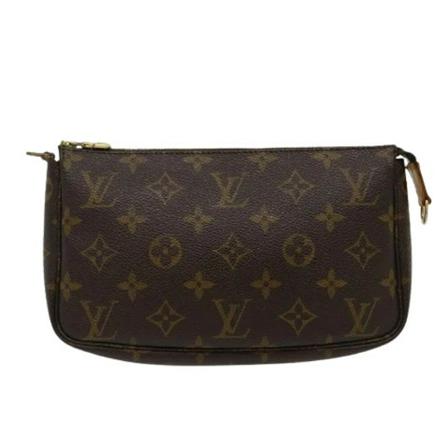 Louis Vuitton Vintage, Pre-owned Pochette Accessoires Monogram Bag Bruin, Dames, Maat:ONE Size,leer