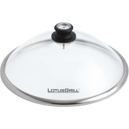 LotusGrill DK-GH-34 Glas låg til 34 cm, Madlavning & grill