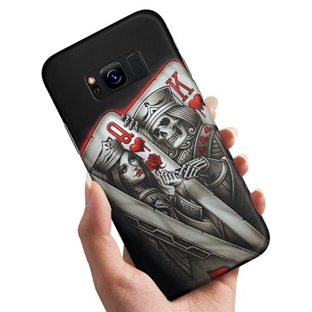 Samsung Galaxy S8 - Cover/Mobilcover King Queen Kortspil