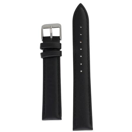 Stoppat Läderband 8/10/12/14/16/18/20/22/24 Mm Black 8 Mm