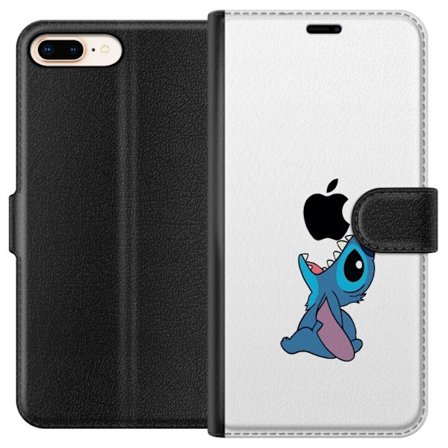 Kompatibelt Lommeboketui til Apple Apple iPhone 8 Plus Stitch Apple