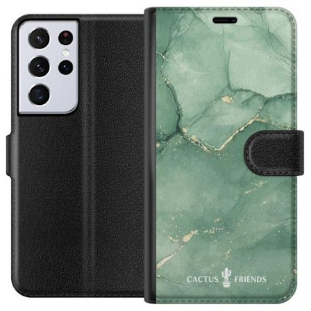 Yhteensopiva Lompakkokotelo Samsung Samsung Galaxy S21 Ultra 5G Cactus and Friends – JadeVeins