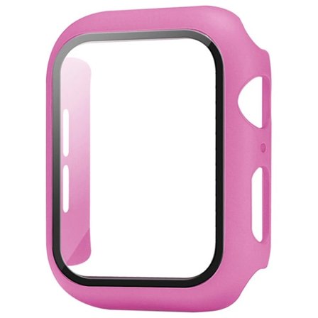Glas+Skal för Apple Watch case 9 8 7 6 SE 3 iWatch Tillbehör Skärmskydd Apple watch series 44mm 40mm 38/42mm 45mm 41mm
