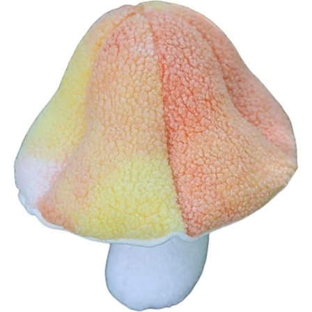 35 cm svampplyschleksak fylld svamphuvudkudde ORANGE - high quality