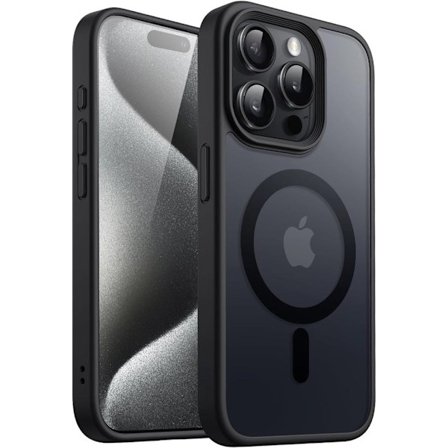 iPhone 15 Pro Svart Magsafe Skal