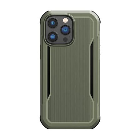 Raptic X-Doria Fort Case iPhone 14 Pro Max med MagSafe pansarskydd grön