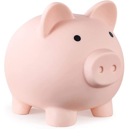 Baoye Piggy Bank, Unbreakable Plastic Piggy Bank, Coin Piggy Bank For Girls And Boys(1pcs,pink)