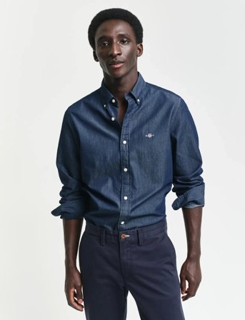 GANT Slim Indigo Bd - Navy - S