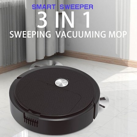 3 i 1 smart soprobot Home Mini sopmaskin Sopning och dammsugning Trådlös dammsugare Automatisk typ soprobotar