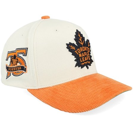 Mitchell & Ness - NHL Beige adjustable Cap - Toronto Maple Leafs Sunset Pro Crown Sand/Orange Adjustable @ Hatstore