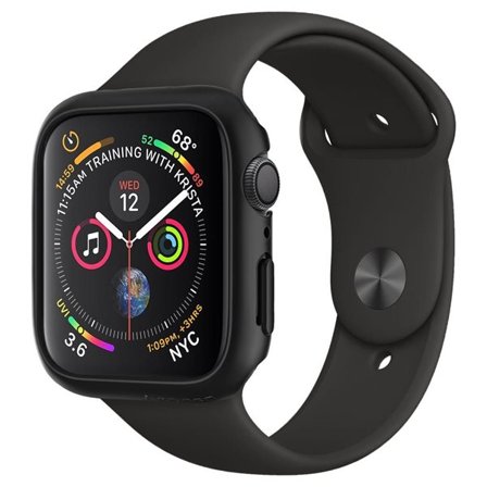 Spigen Tunt fodral för Apple Watch 4/5/6/SE (44mm) - Svart