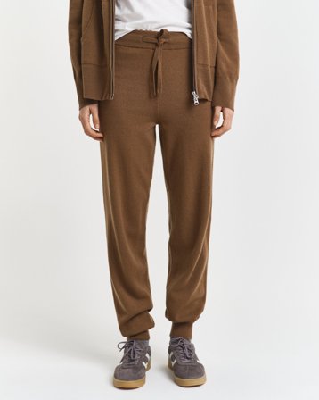 GANT Damen Strickhose aus superfeiner Lambswool (S) Khaki