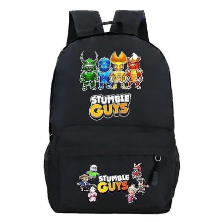 Stumble Guys -koululaukku 2023 Trendikkäät reput Opiskelijalaukku Kawaii Kevyt Yksinkertainen reppu Söpö Monitoiminen Repäisykestävä Koulureppu