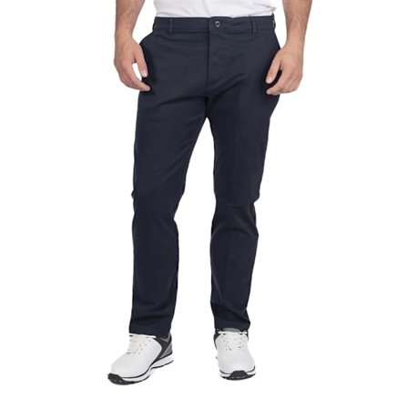 Island Green Herr Stretch Chino Avsmalnande Golfbyxor 34L Marinblå
