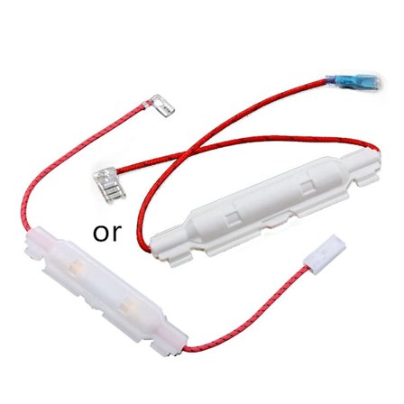 5KV 0.8A Høyspenningssikring for mikrobølgeovner Universell sikringsholder Mikrobølgeovn Reservedeler Tilbehør Hvit, 98mm/3.8in