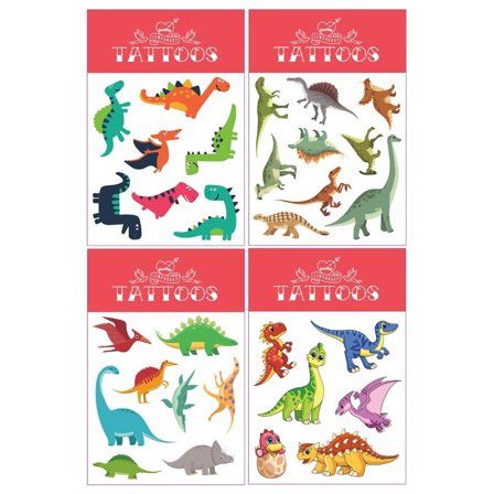 Midlertidige Tatoveringer Dinosaurer