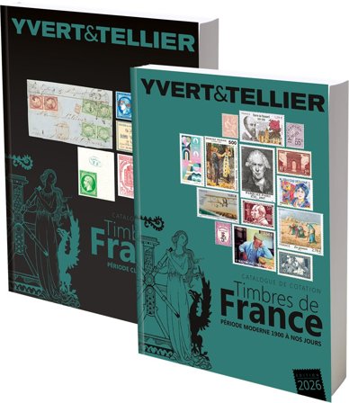 Yvert & Tellier - Frankrig 2026 - Frimærkekatalog - i to bind