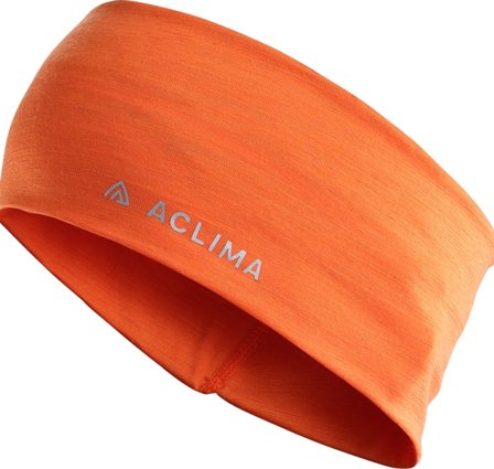 Aclima LightWool Headband Unisex beanies Orange L
