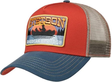 Stetson Trucker Cap lippalakki, unisex, sininen/punainen
