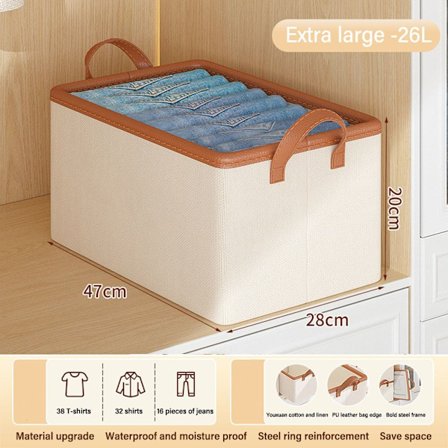 Oppbevaring av klær Jeans Oppbevaringsboks XL