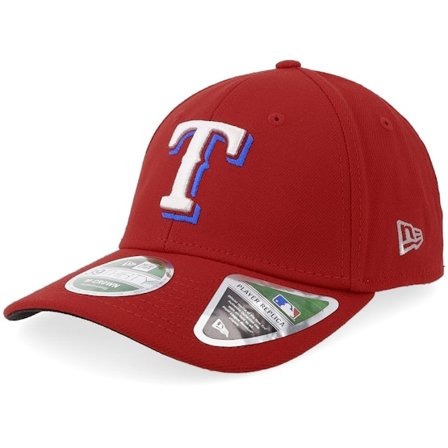 New Era - MLB Red flexfit Czapka Z Daszkiem - Texas Rangers MLB Player Replica M-Crown 39THIRTY Red Flexfit @ Hatstore