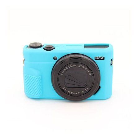 Canon G7X Mark II kameraskal silikon material mjuk flexibel skyddande - Blå
