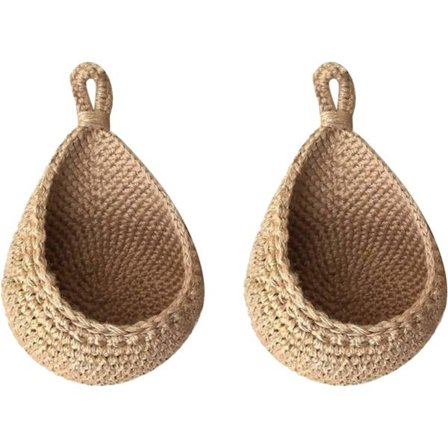 Paketti seinävaatteita, koristeellinen puuvillaköysi vihannes- ja hedelmävarastointiastia olohuoneeseen, kylpyhuoneeseen, keittiöön ja makuuhuoneeseen