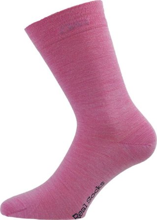 Real Socks Disco Bubbelgum Unisex everyday socks Pink 44-47