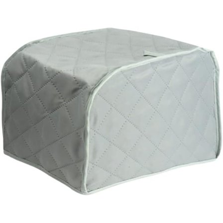 Brödrostskydd för 2-skivig brödrost - Damm- och fingeravtrycksbeständigt - Tvättsbart (Grå)