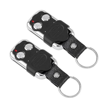 Kompatibel med 371LM 373LM Lilla Lær Knapp Garasjeportåpner Fjernkontroll 315MHz Security+ , 2 Pakk