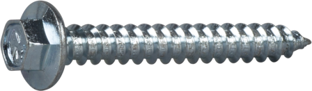 ESSVE 63337 Byggskruv med fläns, sexkant, FZB, Ø6,5 mm Ø6,5 x 50 mm, 150-pack, Infästning