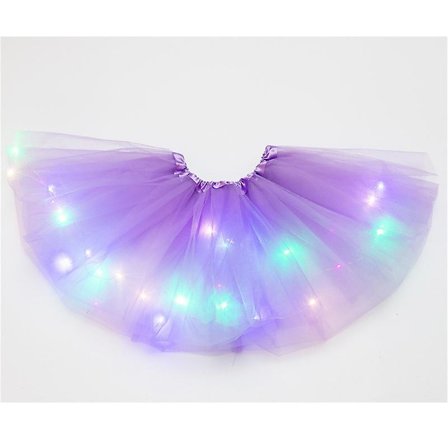 Led-valohelma Kukka Prinsessa Tutu Hame Keiju Asu Tytölle Valohame Hihna Hääjuhla Asu Cosplay