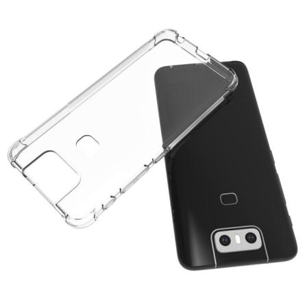Zenfone 6 Stötdämpande Silikon Skal Shockr Transparent