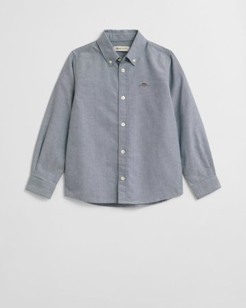 GANT Kinder Oxford-Hemd (98/104) Marineblau