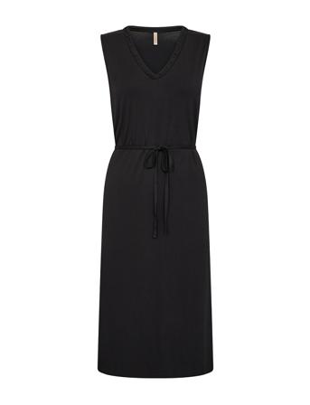 Sc-Marica Polvipituinen Mekko Black Soyaconcept