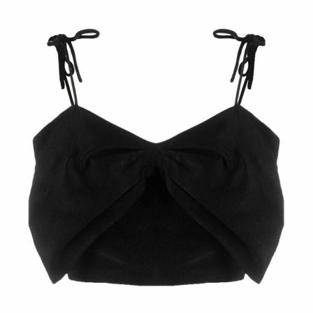 Msgm - Toppar - Svart - Dam - Storlek: S, Dam, Storlek: S