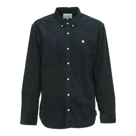 Carhartt Wip, Casual Shirts Zwart, Heren, Maat:XL