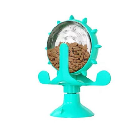 Lallypet, Lallypet Mat Snurrande Vädermölla, 360° Roterande Vädermölla Sugkopp Leksaker