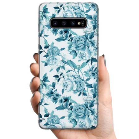 Samsung Galaxy S10 TPU Matkapuhelimen kuori Kukat
