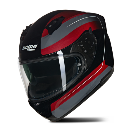 Integralhelm Nolan N60-6 Schwarz/Rot/Grau L