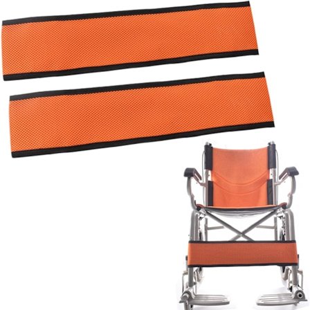 (L)2 KPL Pyörätuolin pohjetuki, kuljetuspyörätuolin jalkatuki, lääketieteellinen jalkojen pidike säädettävä jalkojen turvavyö tuoleille ja 