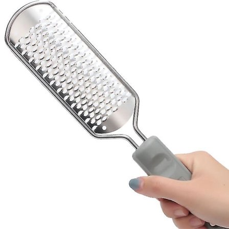 Fotfil för förhårdnader, metallverktyg häl fot skrapa för död hud, förhårdnader Pxcl