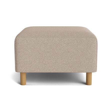 Seam puf - Loop Beige - 70x68x45 - Puf